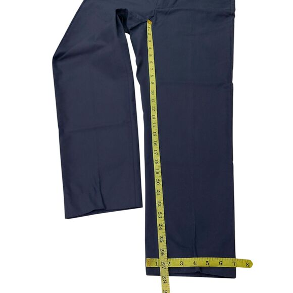 APC Pants Mens 32x28 Navy Tapered Flat Front Work Casual Preppy Office Bulgaria - Picture 12 of 12